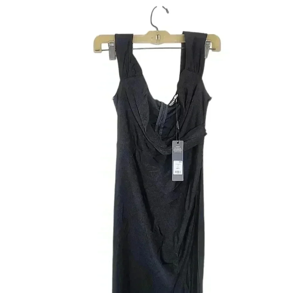 Fashion Nova Romantic Nights Maxi dress- Nwt size Large - Picture 4 of 6